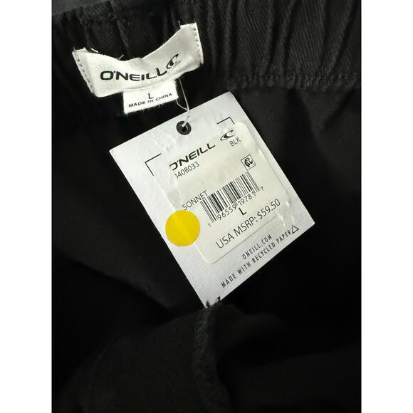 NWT New O'Neill Black Wash Denim Sonnet Jean Shorts Women's Size Large - Picture 4 of 4